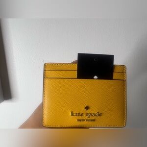 Kate Spade Yellow Card Holder
